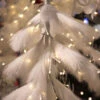 6 Foot Lighted White LED Tree - 270 Warm White Lights - NEW 2023 (Copy) -Battery Operated Candles Shop pampas grass tree