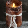 Moving Flame Primitive Brown Candle Battery Operated 3.5 X 5 - Timer - Remote Ready 2 Moving Flame Primitive Brown Candle Battery Operated 3.5 X 5 - Timer - Remote Ready -Battery Operated Candles Shop primitive 5 inch brown lumi