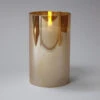 Radiance Poured Candle 3.5 X 6 Inch Champagne Glass -Battery Operated Candles Shop radiance 6 inch poured cand