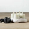 Moving Flame Rechargeable Votives Set Of 4 Remote Ready - Base Included 2 Moving Flame Rechargeable Votives Set Of 4 Remote Ready - Base Included -Battery Operated Candles Shop rechargeable mf tealighte raz