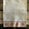 Snowflake Runner With Button Center - 72 Inch Table Runner -Battery Operated Candles Shop red snowflake table runner
