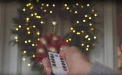 19.6 Foot Christmas Cluster Lights With 600 Multi Color LED Garland Green Wire Remote Control RAZ 8 19.6 Foot Christmas Cluster Lights With 600 Multi Color LED Garland Green Wire Remote Control RAZ -Battery Operated Candles Shop remote in hand cluster snake lights 2