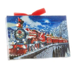 6 Inch Santa Express Lighted Print Ornament With Easel Back 9 6 Inch Santa Express Lighted Print Ornament With Easel Back -Battery Operated Candles Shop santa express tabletop prin