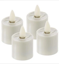 Remote Control Moving Flame Tea Lights Set Of 4 -Battery Operated Candles Shop set 4 moving flame tealights 1