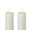 Moving Flame 3 Inch Ivory Votives Battery Operated Set Of 2 - Remote Ready -Battery Operated Candles Shop set of 2 3 inch moving flame votives