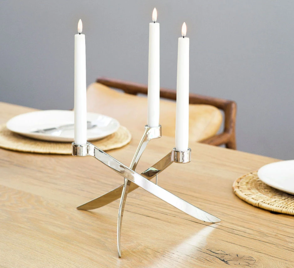 Uyuni 11 Inch Ivory Taper Candle Set Of 2 - Remote Ready 4 Uyuni 11 Inch Ivory Taper Candle Set Of 2 - Remote Ready - Image 2