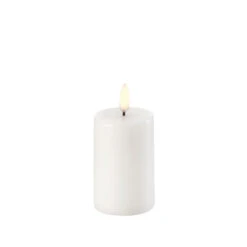 Uyuni 2 Inch X 4 Inch White Votive Candle - Remote Ready