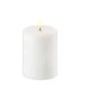 Uyuni 3 Inch X 5 Inch White Pillar Candle - Remote Ready -Battery Operated Candles Shop white 3x5 uyuni main image