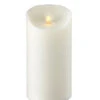 Moving Flame White Candle Battery Operated 3.5 X 7 - Timer - Remote Ready 2 Moving Flame White Candle Battery Operated 3.5 X 7 - Timer - Remote Ready -Battery Operated Candles Shop white moving flame 7 inch