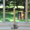 Traditional Ultra Bright LED Cordless Window Candle Dual Sided Bulb - Brushed Nickel Finish - Timer 2 Traditional Ultra Bright LED Cordless Window Candle Dual Sided Bulb - Brushed Nickel Finish - Timer -Battery Operated Candles Shop williamsburg brush nickel b