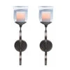 Candle Impressions Set Of 2 Windsor Sconce - Pillars Included - 22 Inch -Battery Operated Candles Shop windsor sconce front image main sconce
